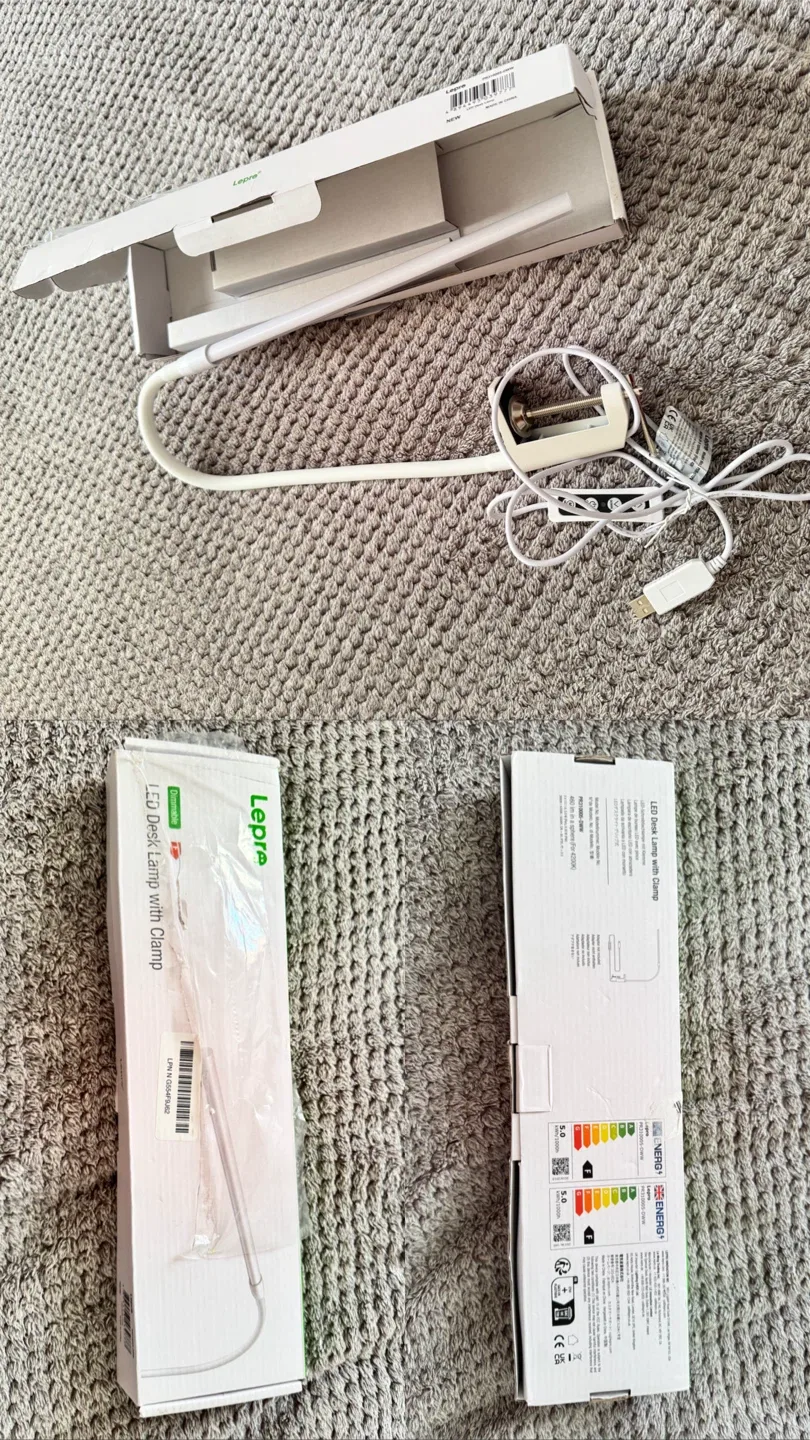 Lepro LED Desk Lamp with Clamp image indicator(9)