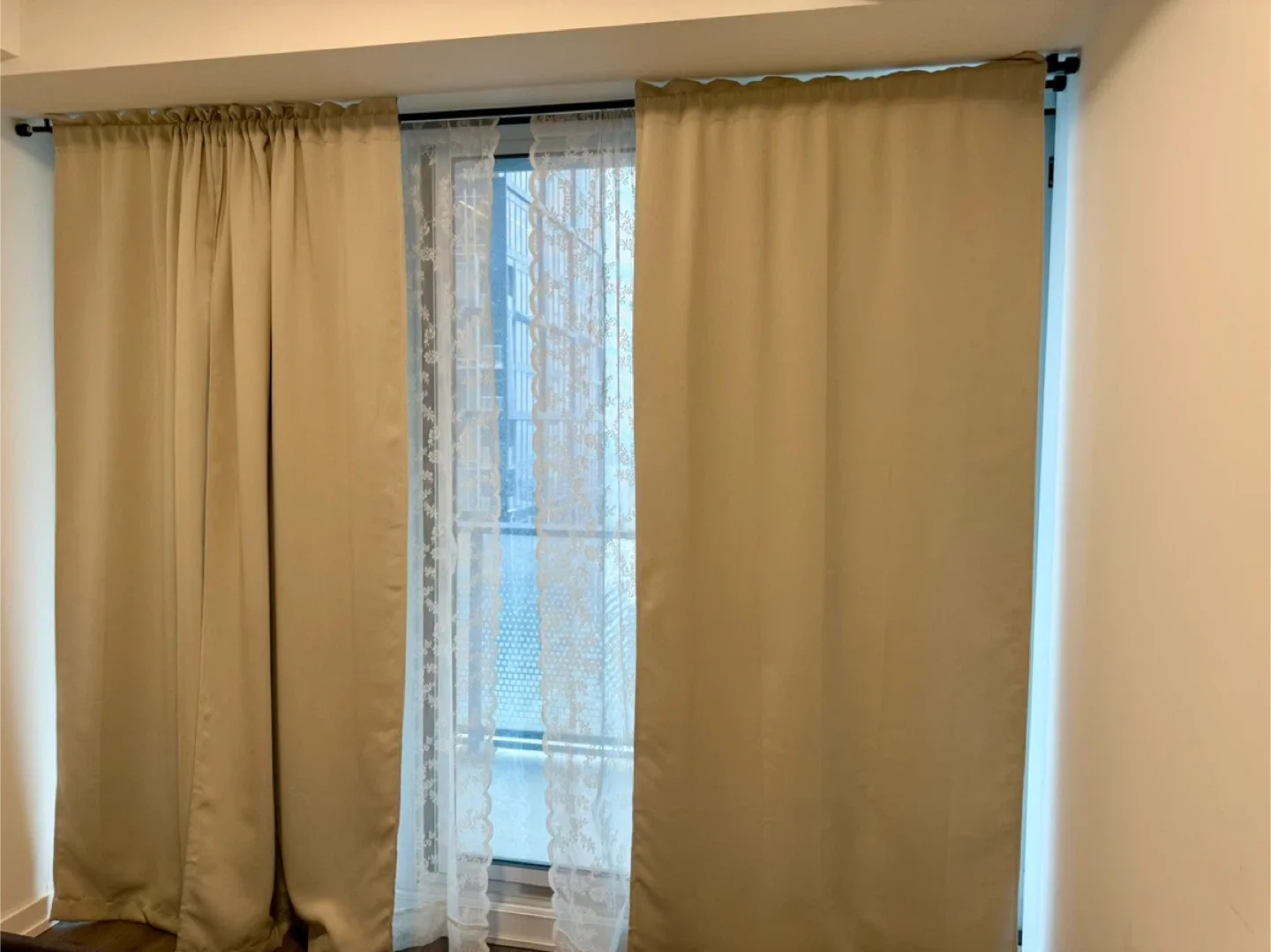 Urgent! IKEA Blackout Beige Room Darkening Curtains