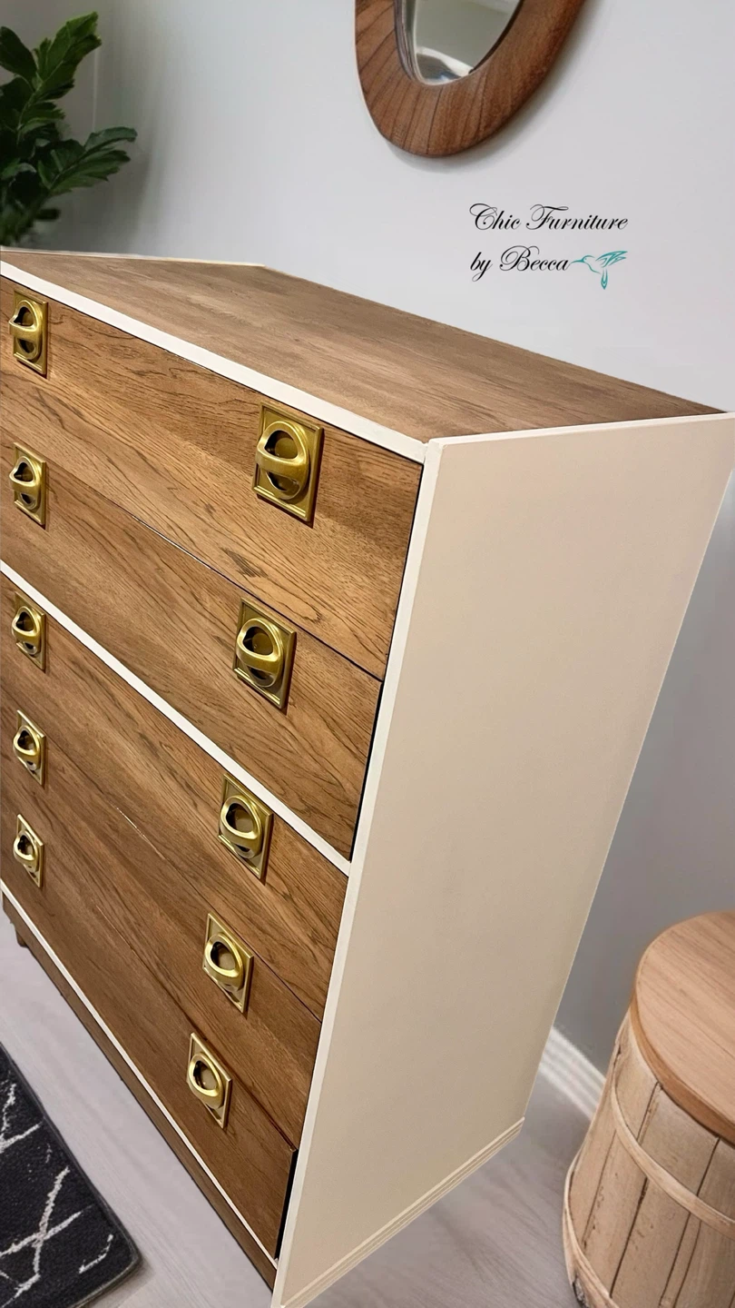 Refinished 5 Drawer Dresser - photo 3