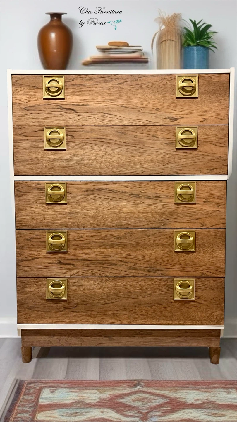 Refinished 5 Drawer Dresser - photo 2