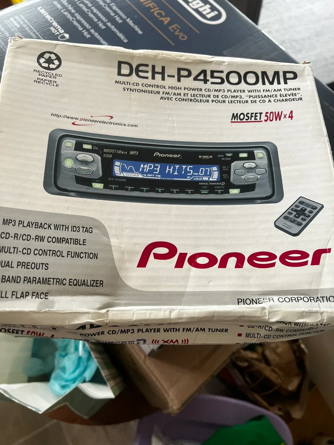 Pioneer DEH-P4500MP Car Audio Player