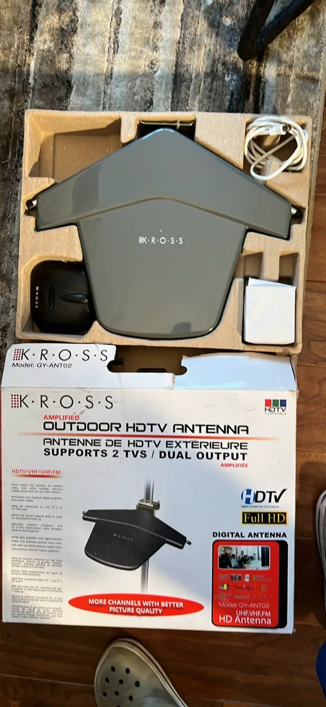 Kross Amplified Outdoor HDTV Antenna GY-ANT02