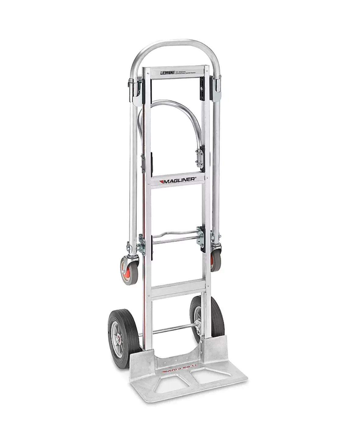 Magliner® Convertible Sr. Aluminum Hand Truck - Solid Wheels