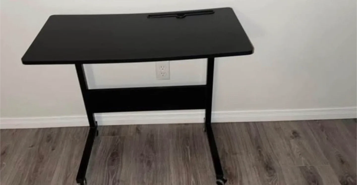 Black Adjustable Sit & Stand Desk