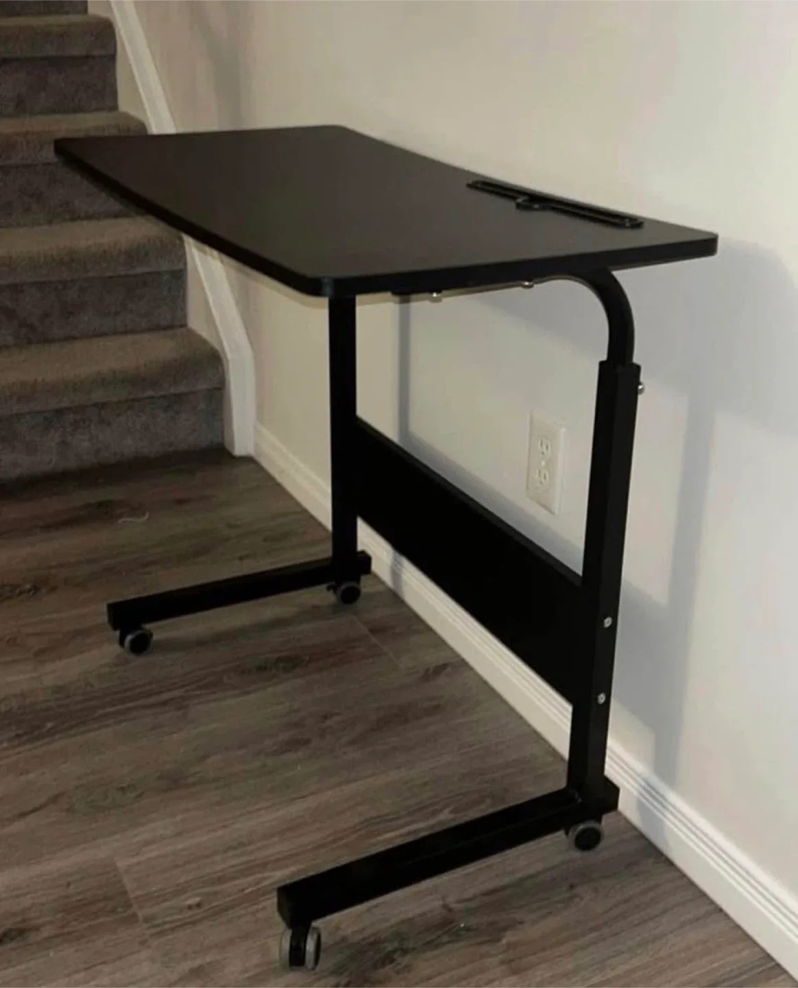 Black Adjustable Sit & Stand Desk image indicator(3)