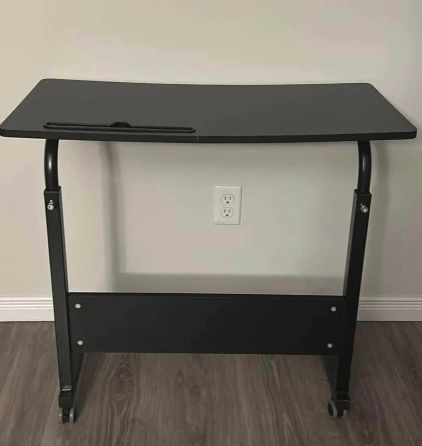 Black Adjustable Sit & Stand Desk image indicator(4)