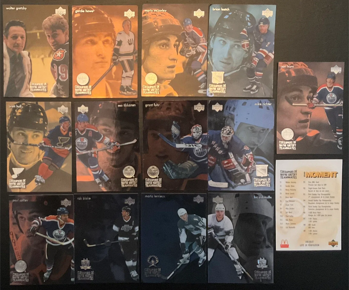 Wayne Gretzky Teammates Set