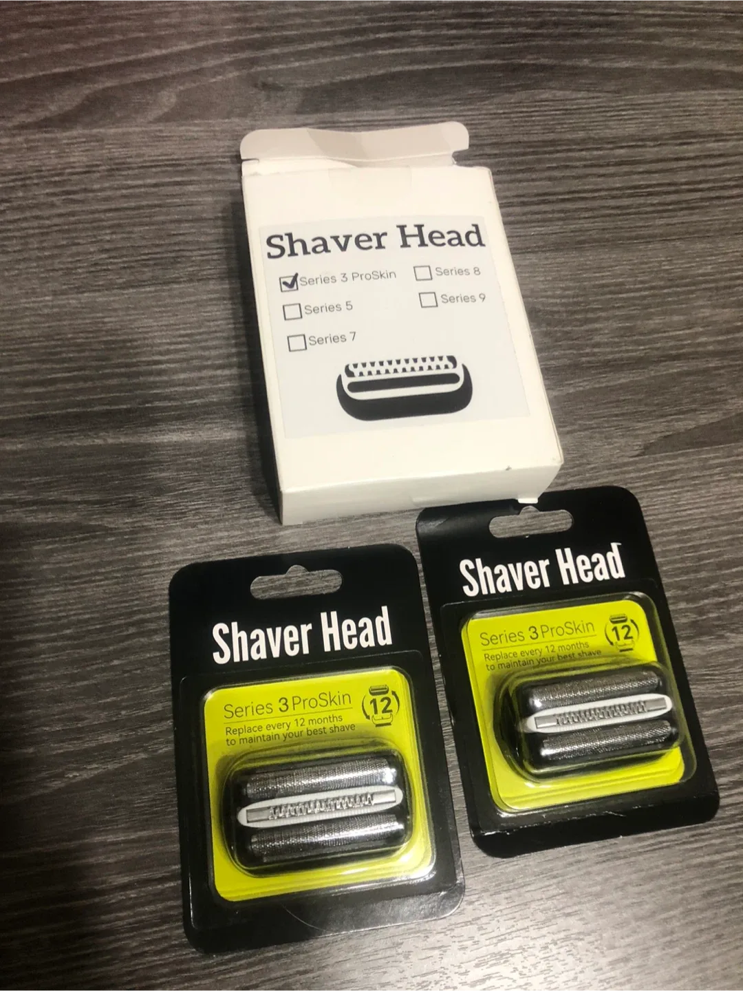 NEW-Braun Series 3 ProSkin Shaver Head Replacement image indicator(4)