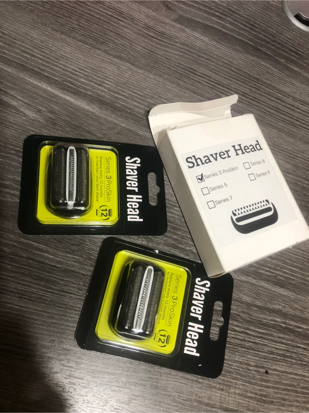 NEW-Braun Series 3 ProSkin Shaver Head Replacement image indicator(2)