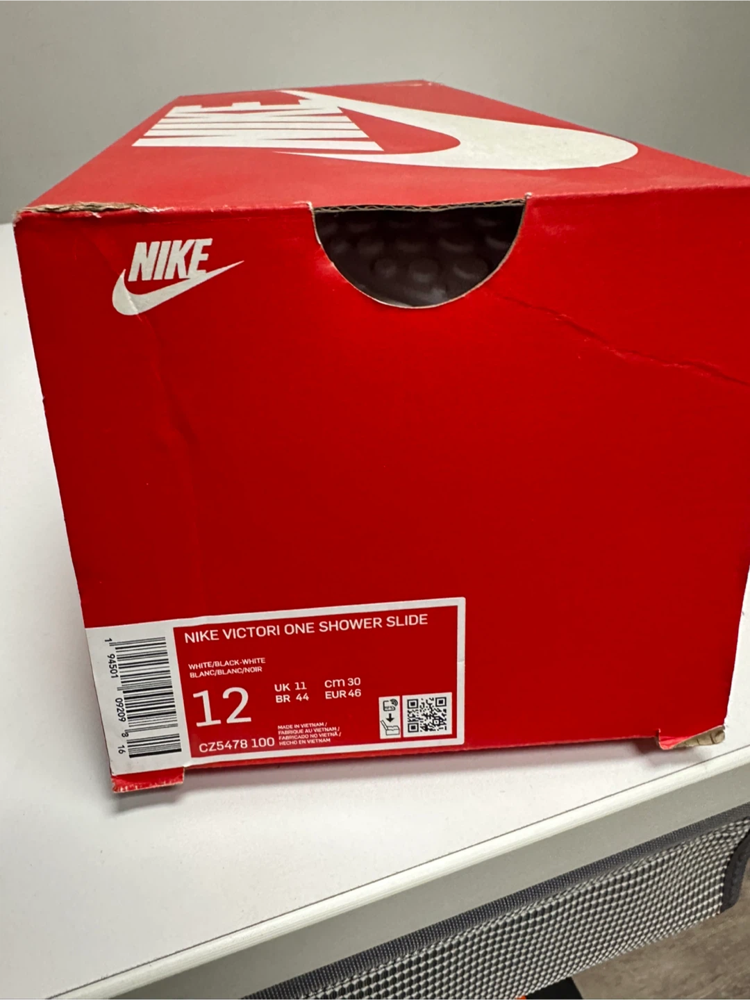 Nike Victori One Shower Slide White - Size 12 - photo 4