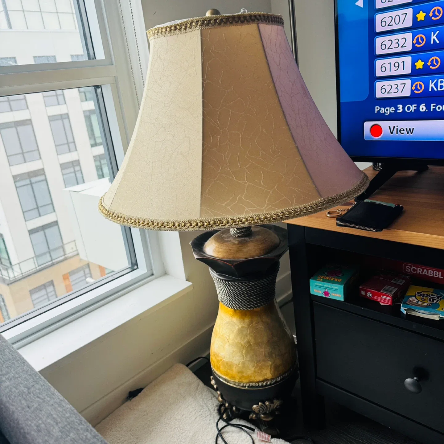 Elegant Beige Table Lamp (2pcs)