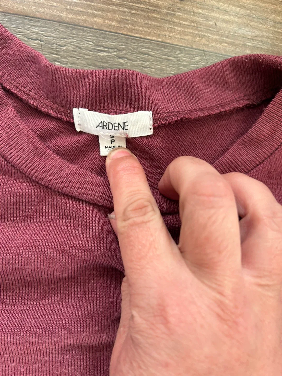 Ardene Burgundy Bodycon Dress - Size Small image indicator(2)