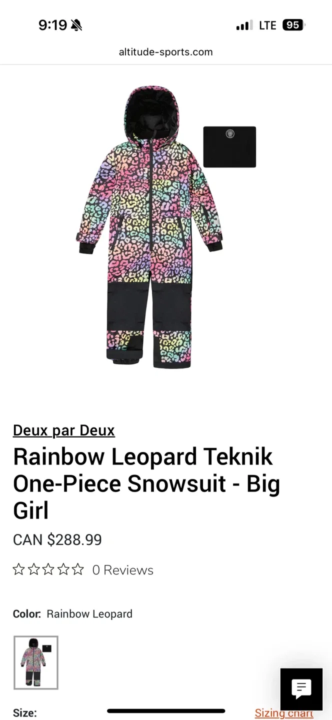 Deux par Deux Leopard Snowsuit - Big Girl #cleanout image indicator(4)