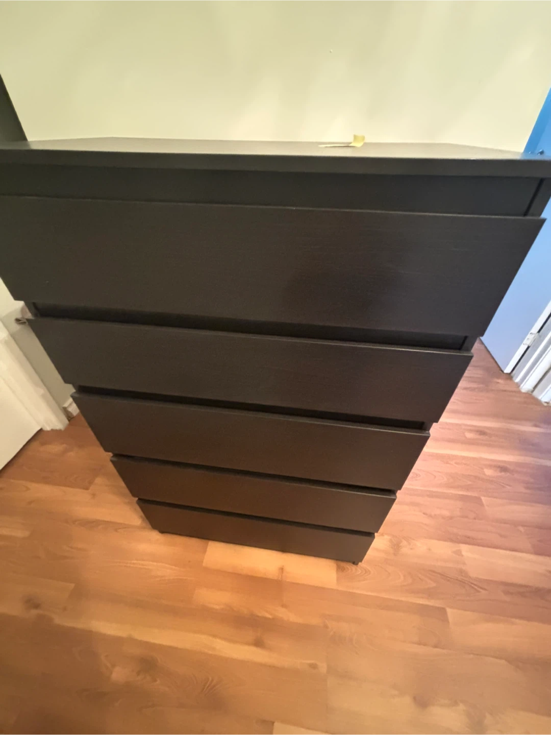 Dark Brown Dresser with 6 Drawers - photo 2