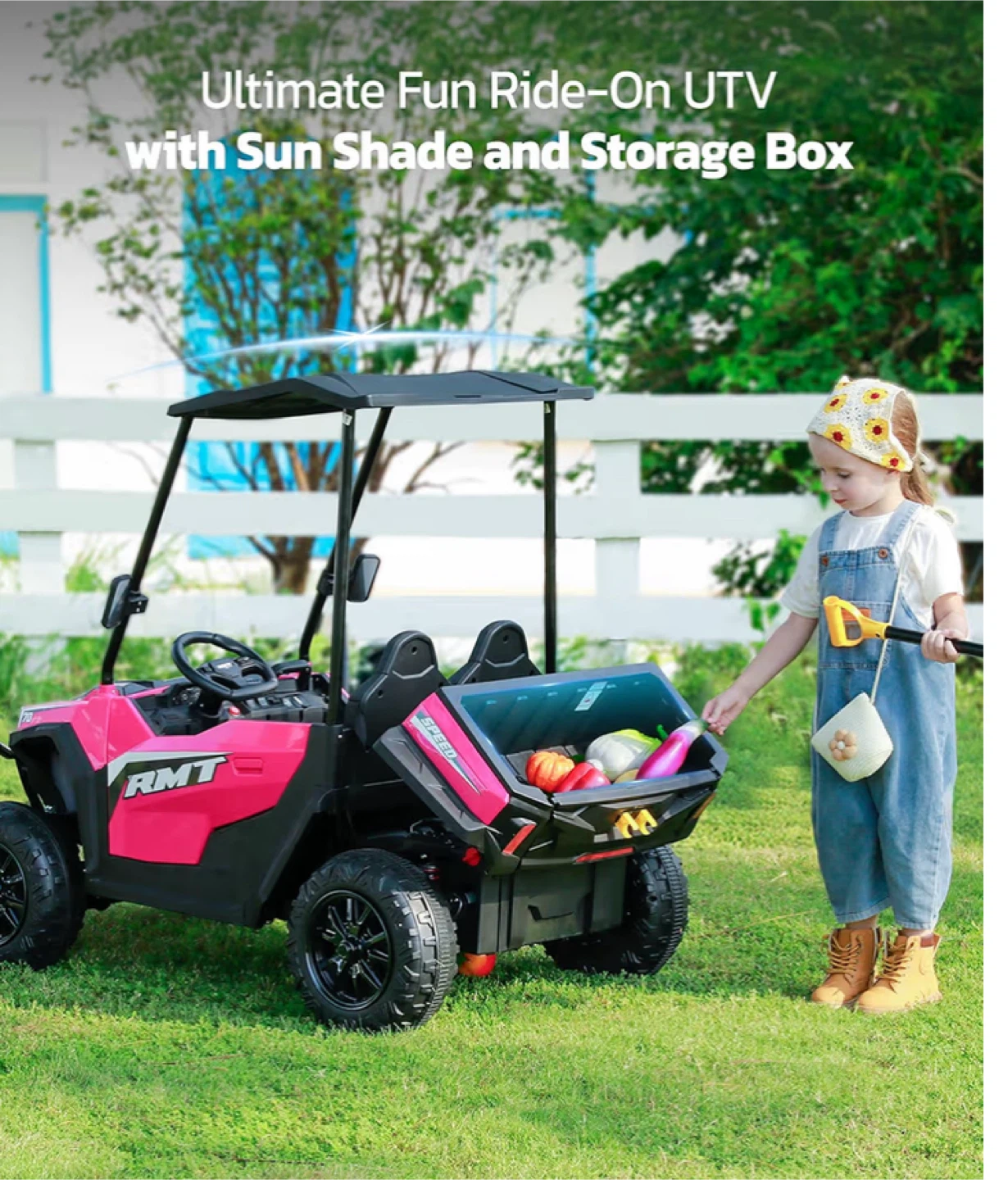 ELEMERA 24V Pink Ride on Car 2 Seater - photo 4