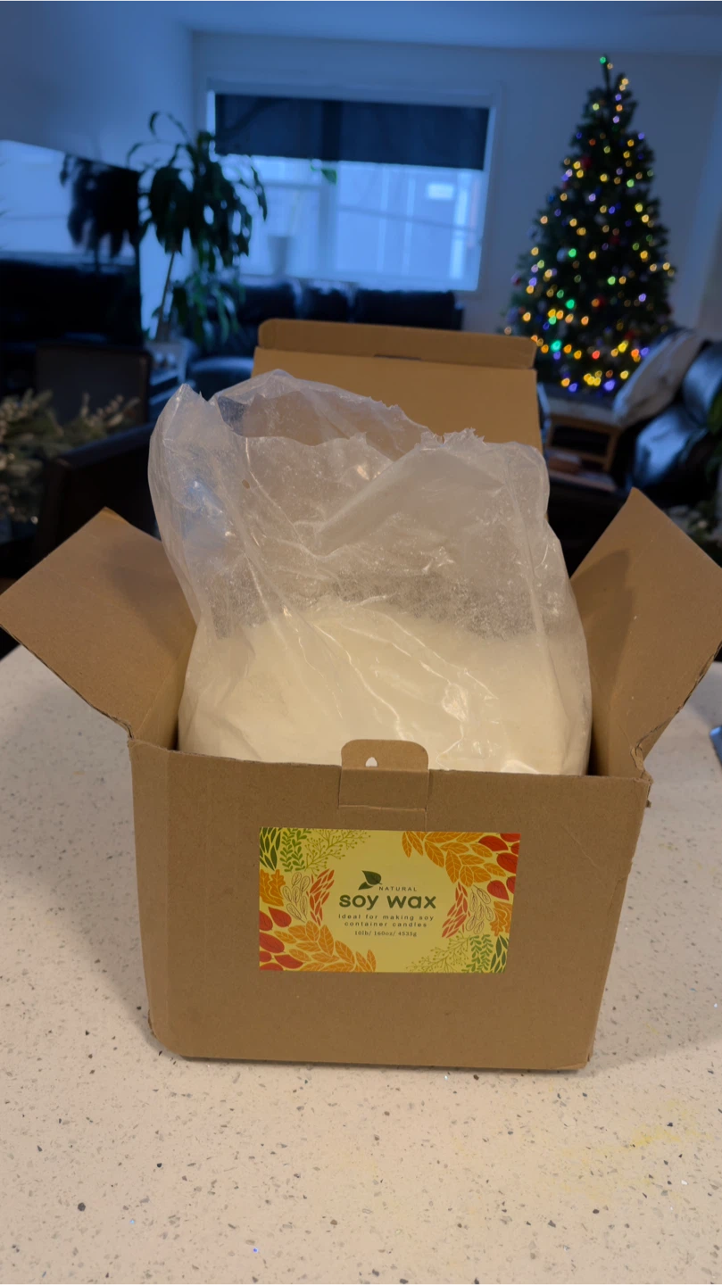 Natural Soy Wax - 10lb for Candle Making - photo 3