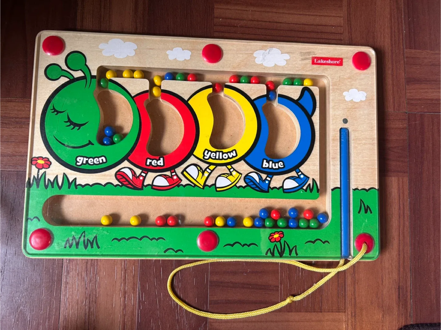 Magnetic wooden board