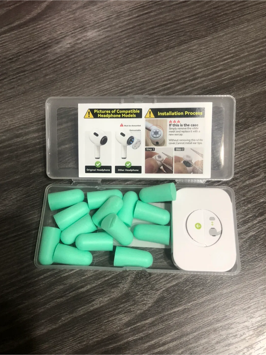 4 Pairs Replacement AirPods Pro Ear Tips (White)