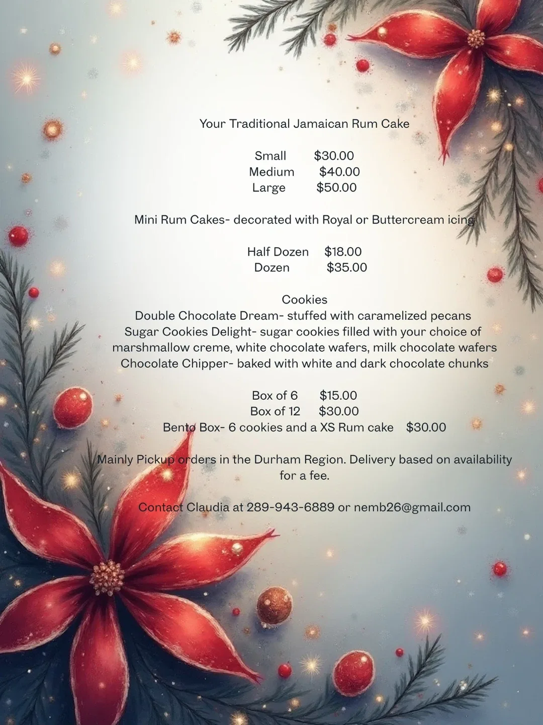 Jamaican Rum Cake (Small, Medium, Large)