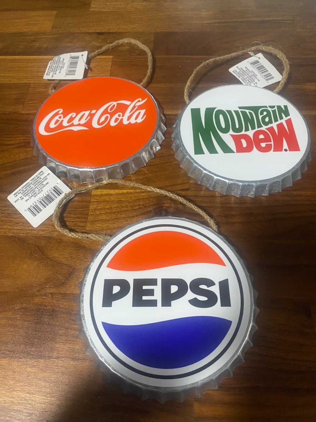 Bottle Cap Wall Decor - Coca-Cola, Pepsi, Corona image indicator(2)