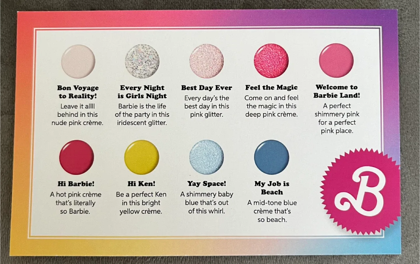 OPI Barbie Nail Polish Set image indicator(5)