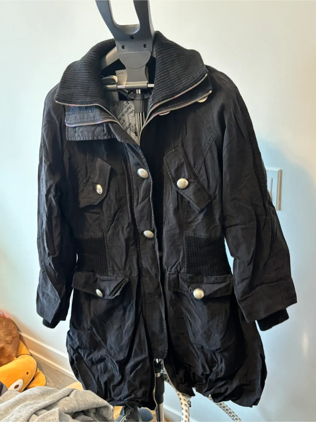 Black Winter Coat 165/88A