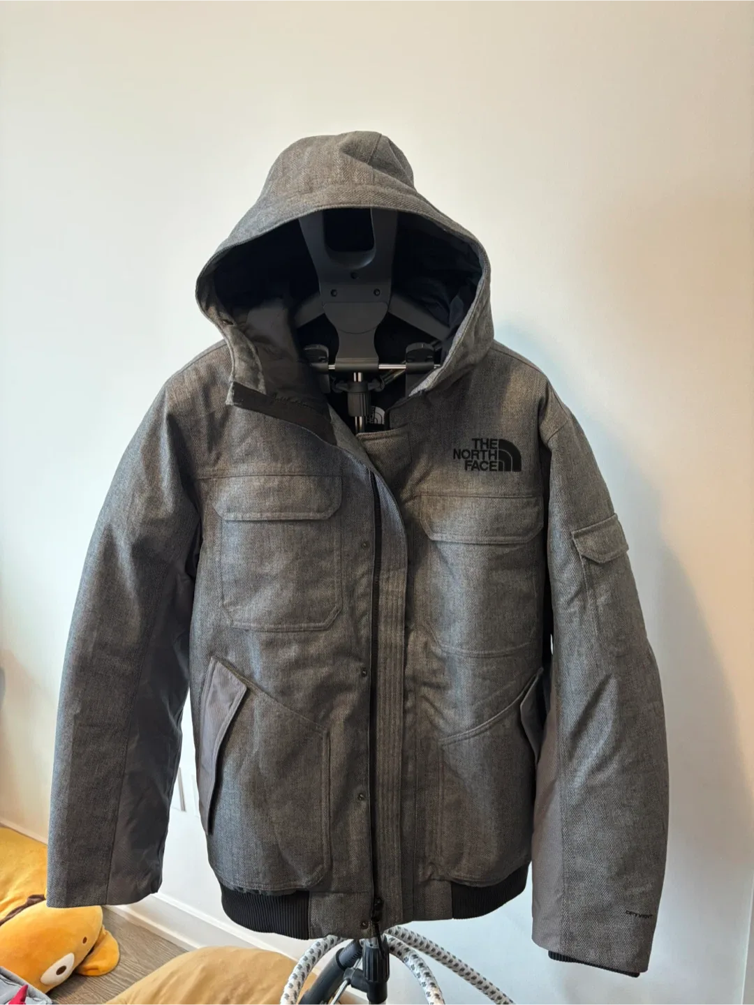 The North Face Grey Winter Gotham Jacket