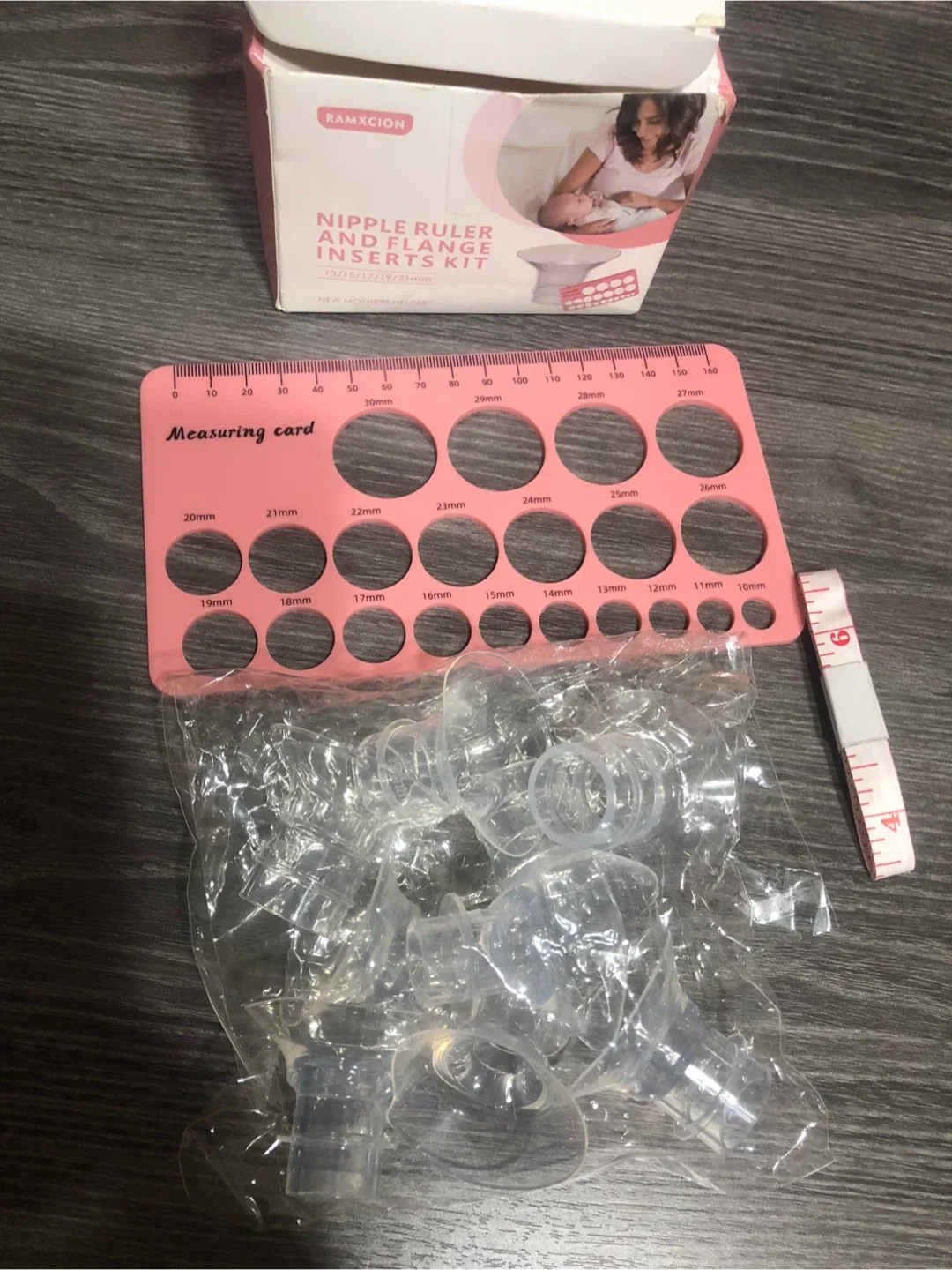 Ramxcion Nipple Ruler & Flange Inserts Kit - New image indicator(3)