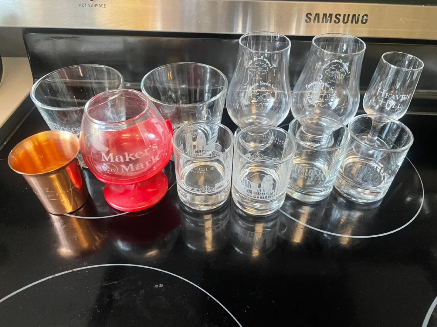 #cleanout Bourbon Whiskey Glasses Collection