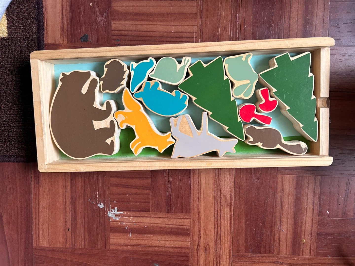 Wooden animal play set - photo 2