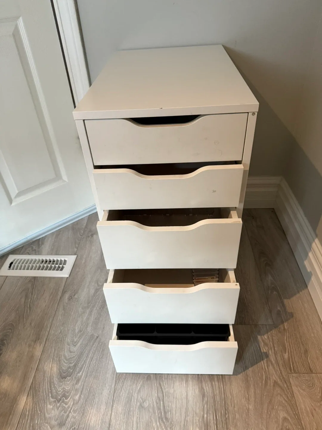 IKEA Alex White Drawer Unit