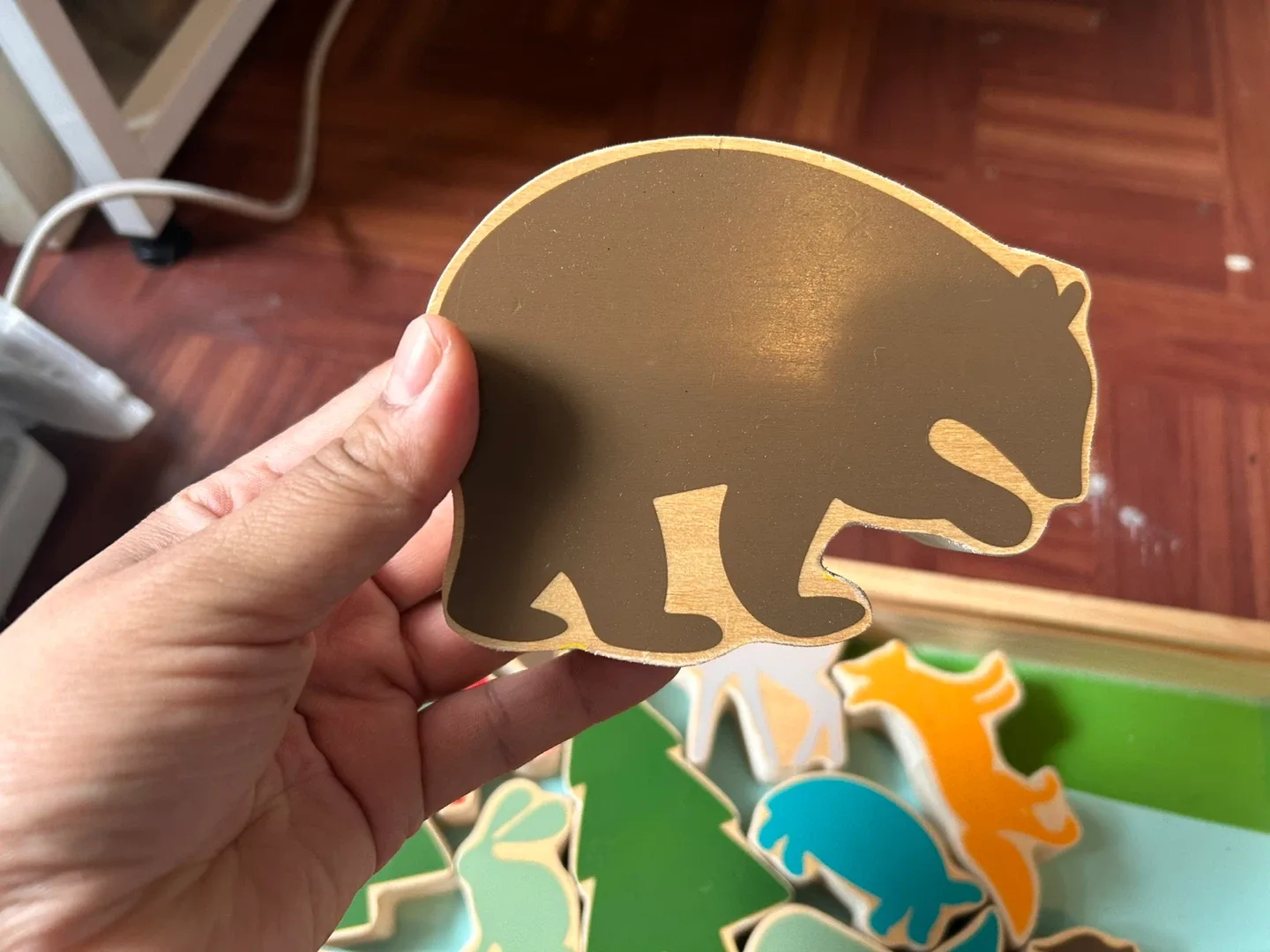 Wooden animal play set image indicator(3)