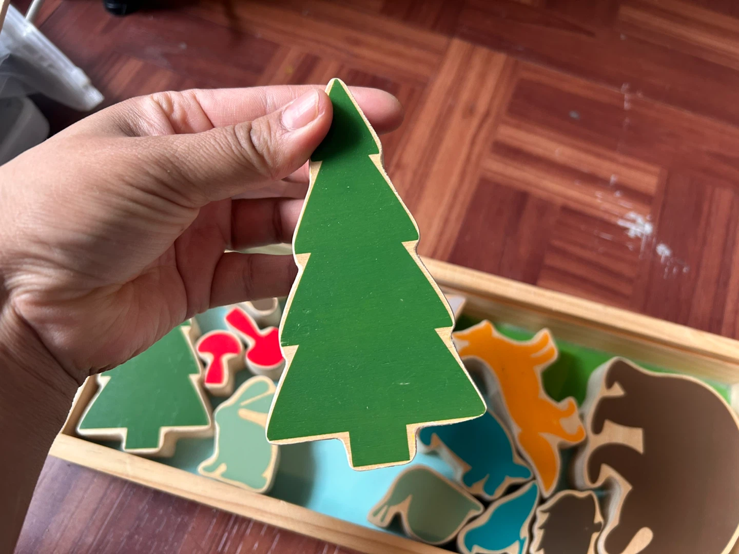 Wooden animal play set - photo 4