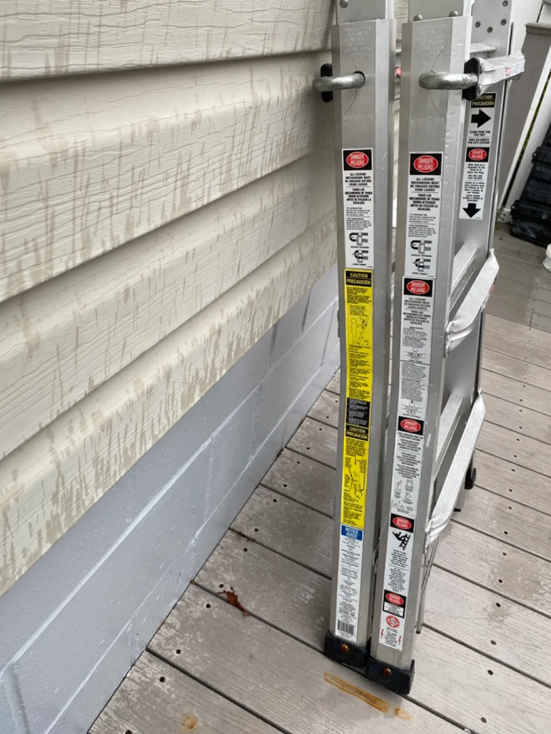 Gorilla ladder 13 foot aluminum - clean out of ladders