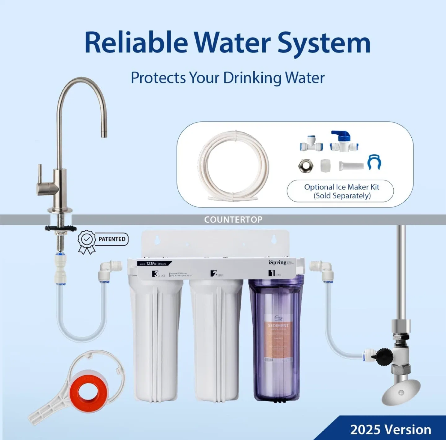 iSpring US31 3-Stage Under Sink Water Filtration System image indicator(4)
