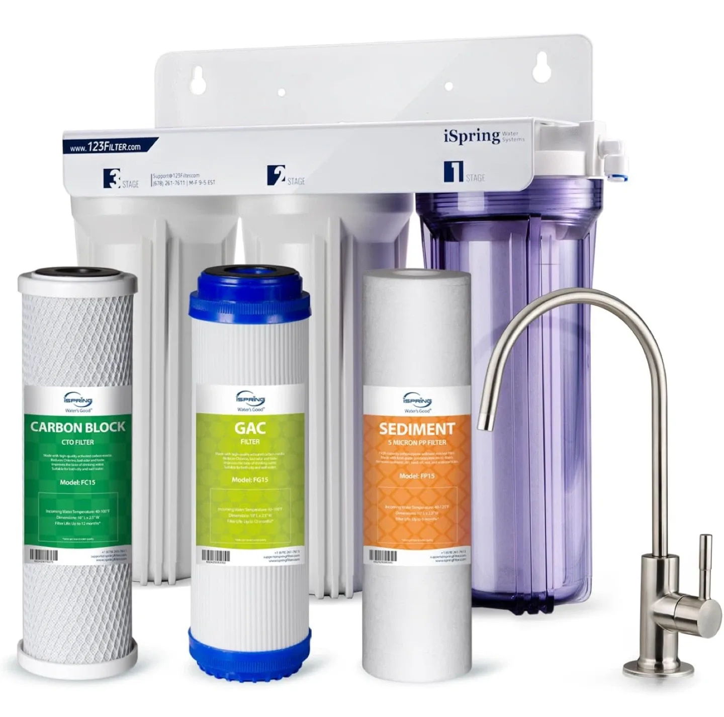 iSpring US31 3-Stage Under Sink Water Filtration System image indicator(2)