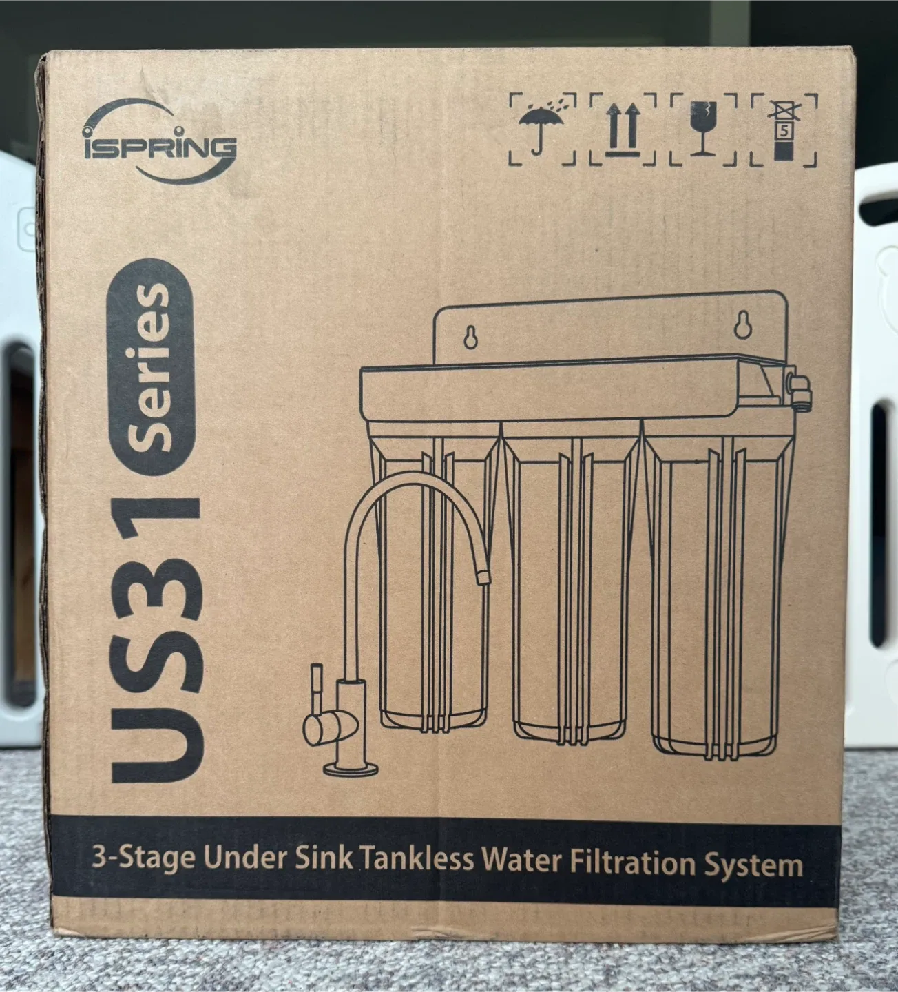 iSpring US31 3-Stage Under Sink Water Filtration System