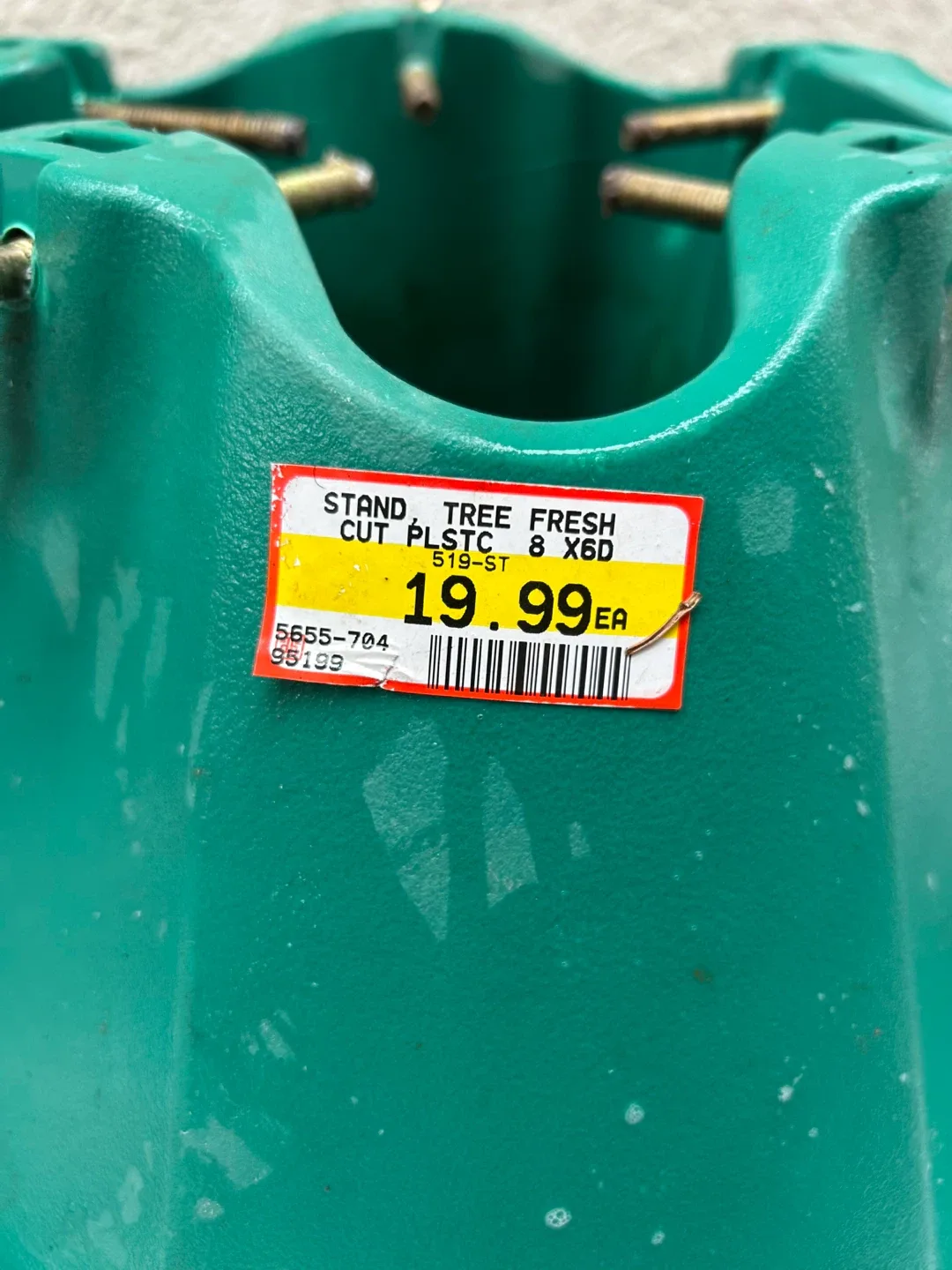 $6 Xmas christmas tree stand base EY Donlands O'Connor Elmsdale image indicator(6)