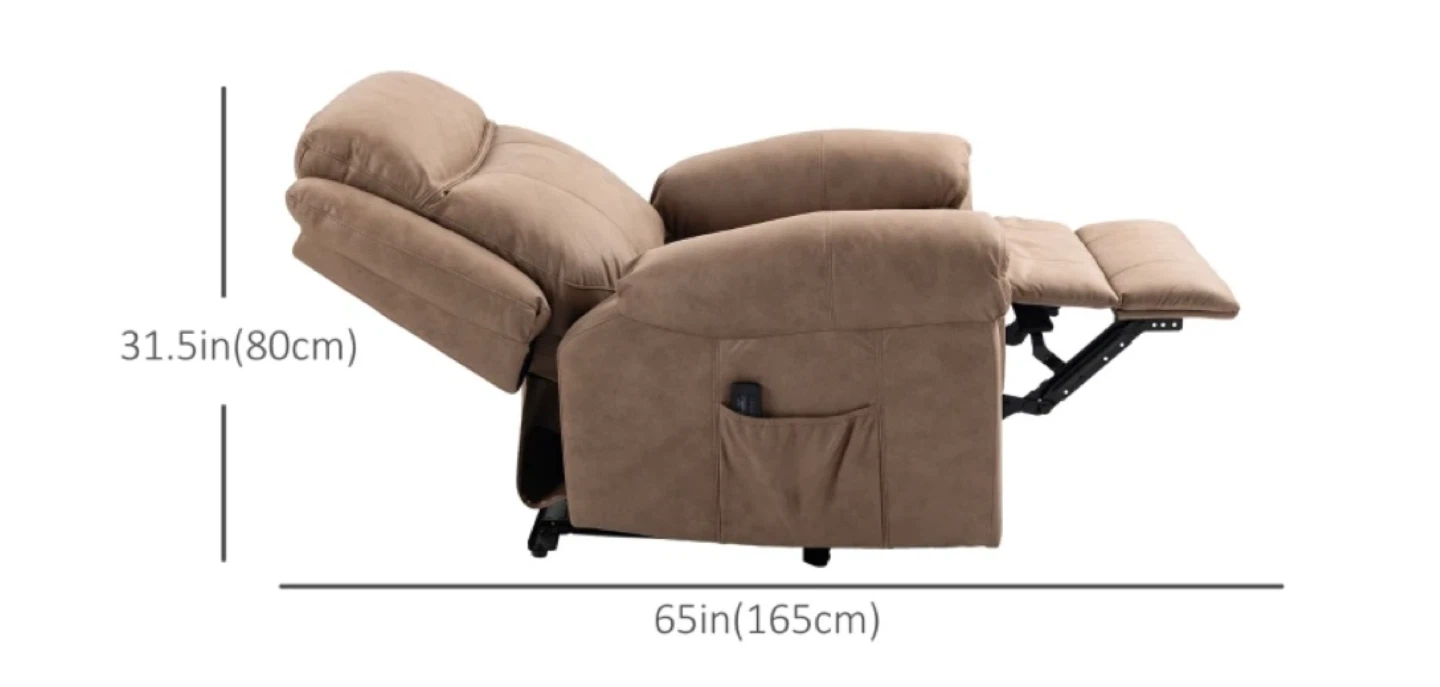 Light Brown Recliner Chair - photo 2