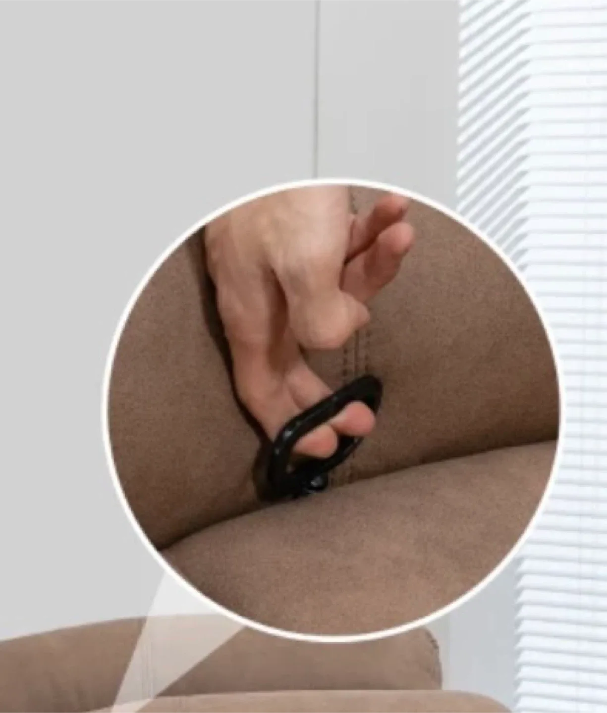 Light Brown Recliner Chair image indicator(2)