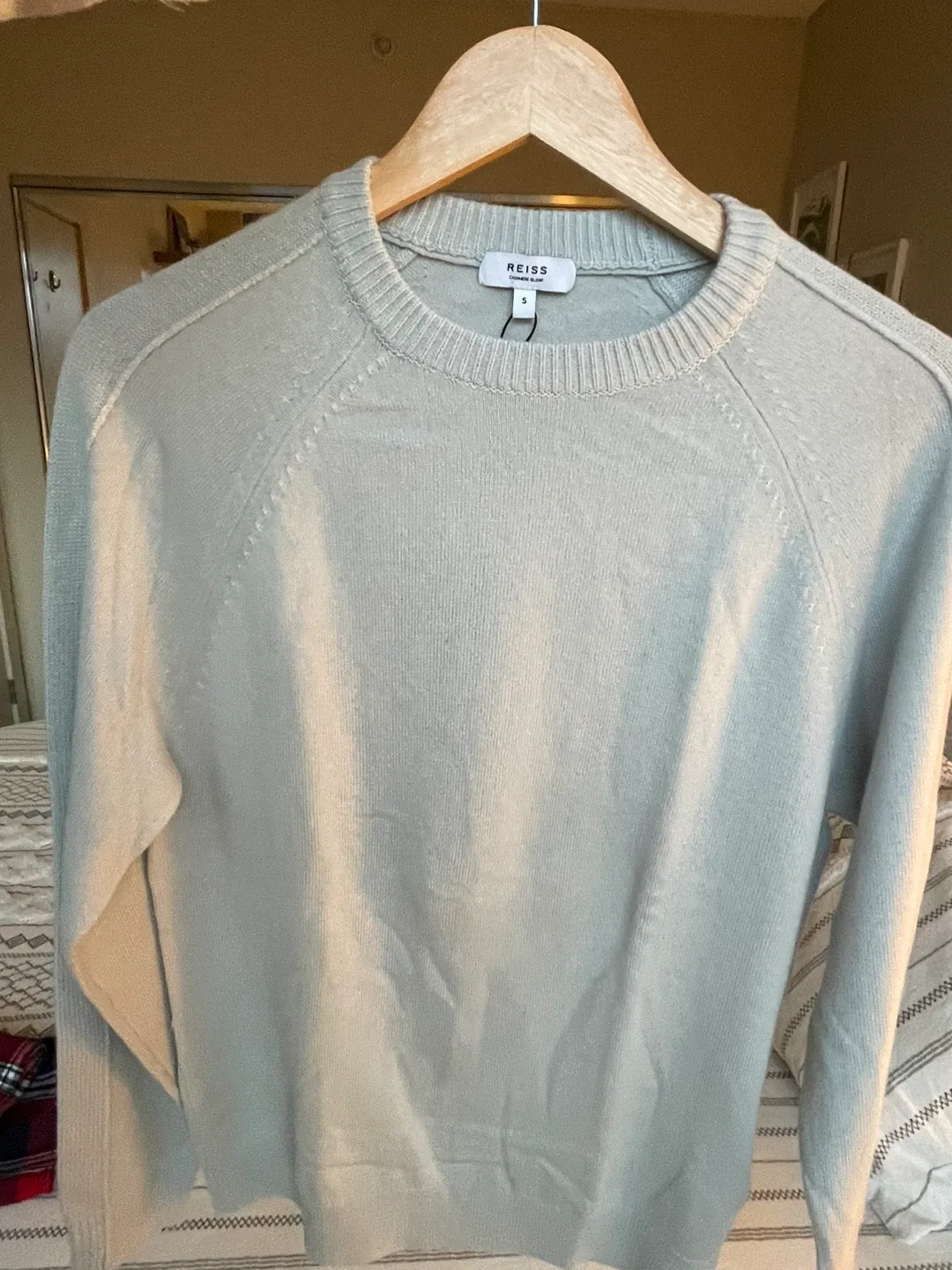 REISS Wool & Cashmere Blend Sweater #Cleanout image indicator(7)