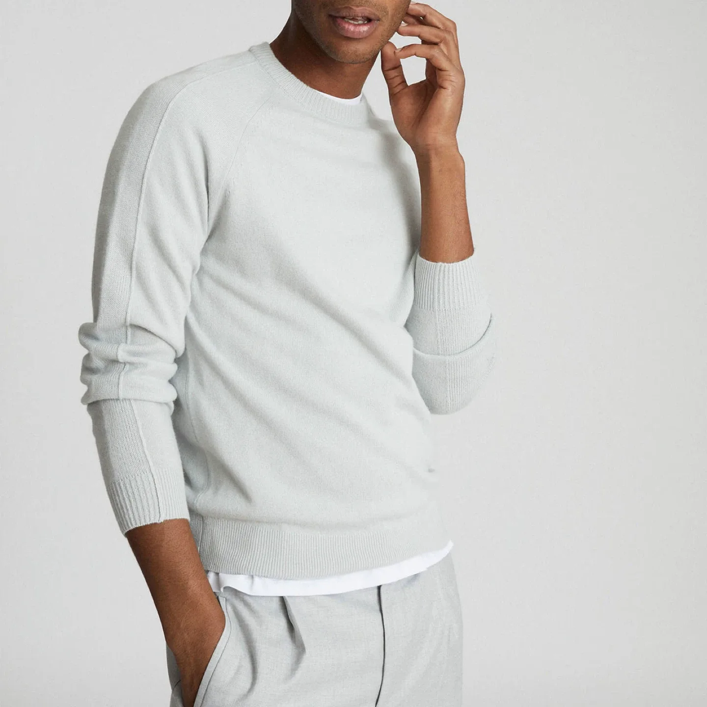 REISS Wool & Cashmere Blend Sweater #Cleanout image indicator(10)