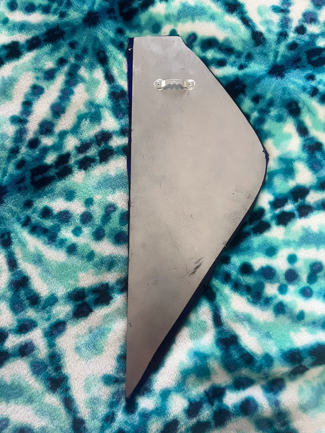 Handmade Blue Glass Decorative Wall Mirror - photo 3