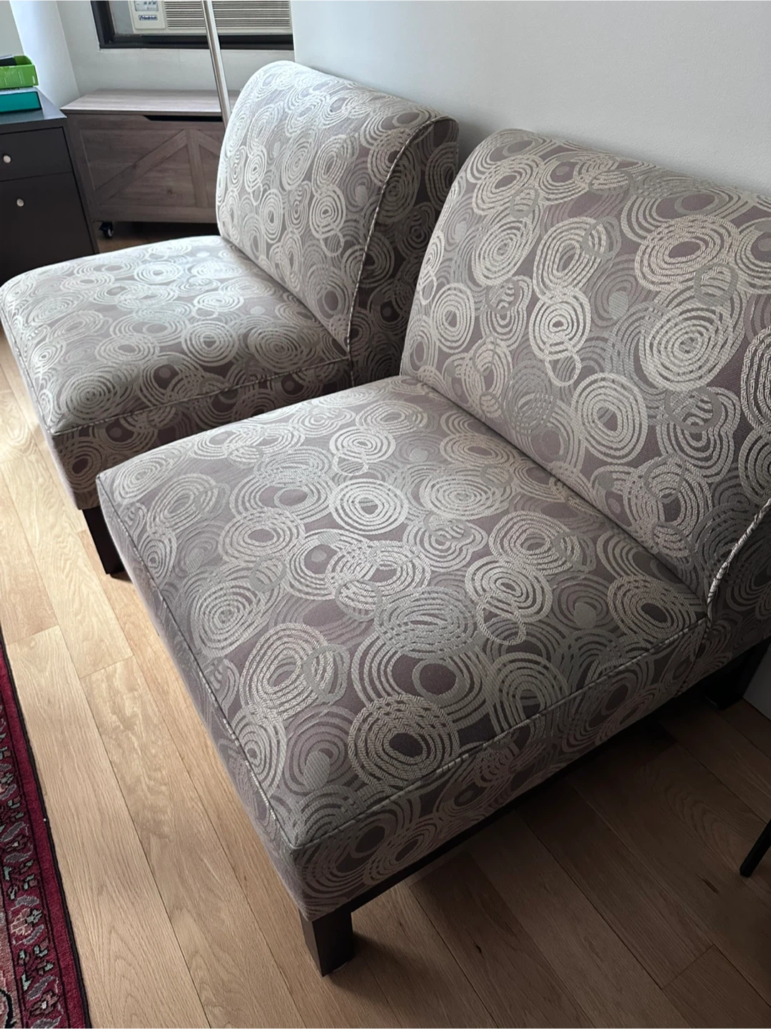 Pair of Patterned Accent Chairs - photo 3