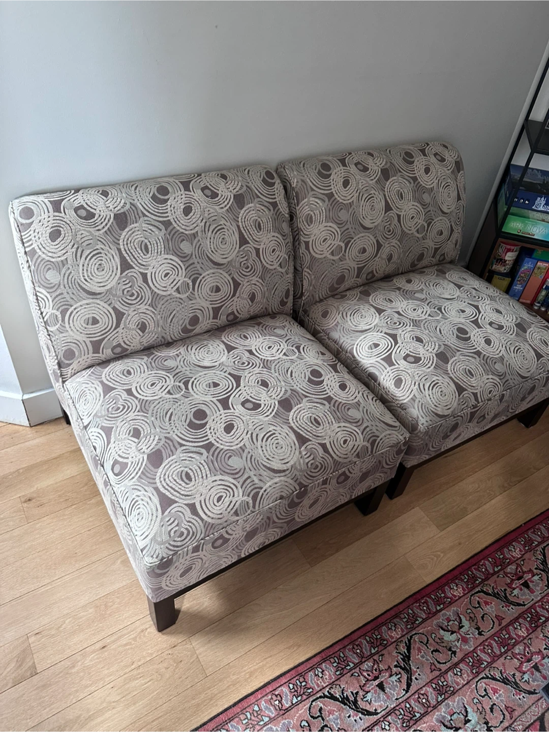 Pair of Patterned Accent Chairs - photo 5