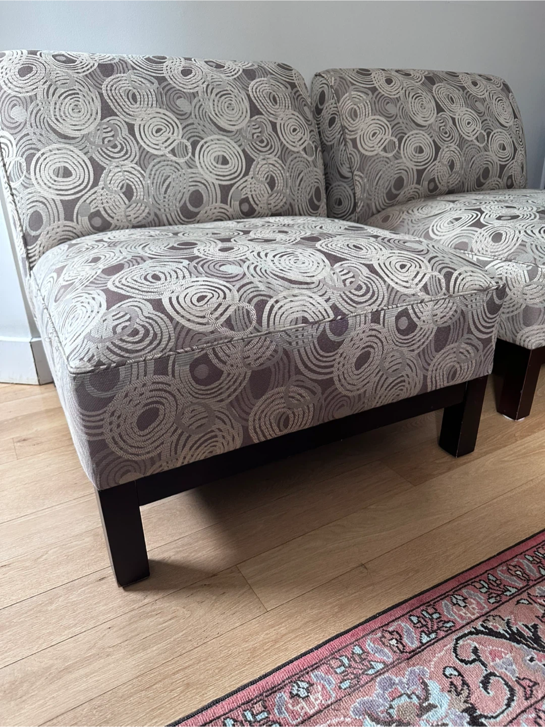 Pair of Patterned Accent Chairs - photo 2