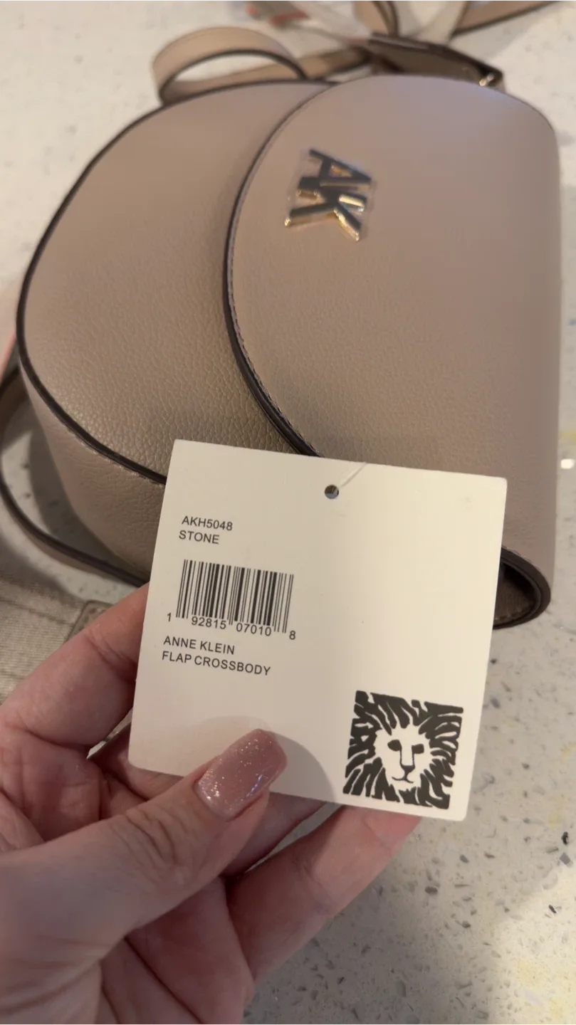 Anne Klein Flap Crossbody Bag - Stone Colour image indicator(3)