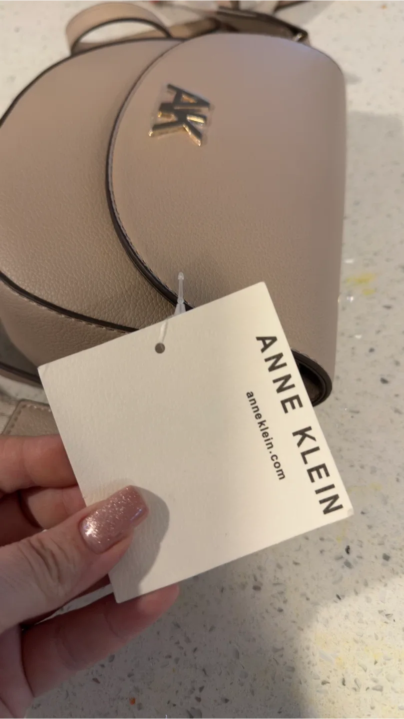 Anne Klein Flap Crossbody Bag - Stone Colour image indicator(4)