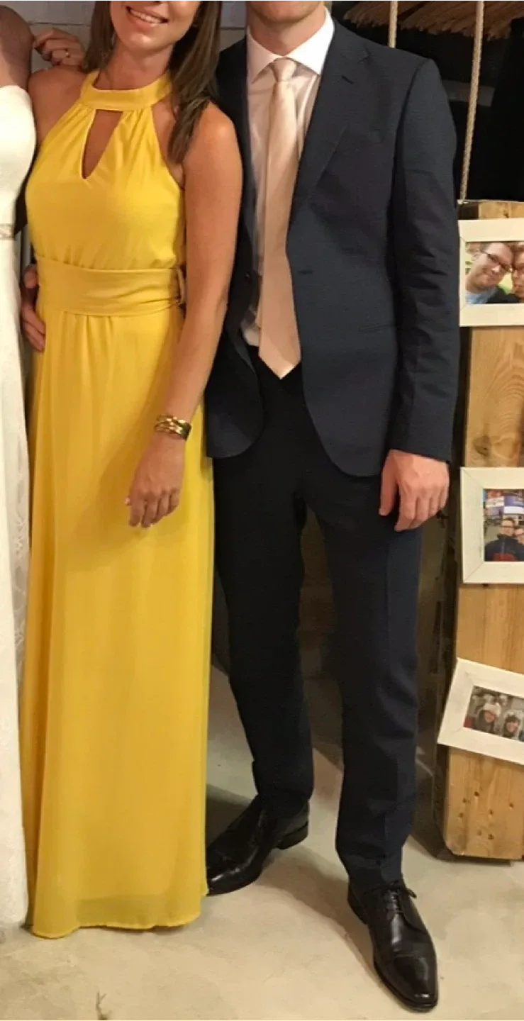 Veneno en la Piel Yellow Maxi Dress #Cleanout image indicator(4)