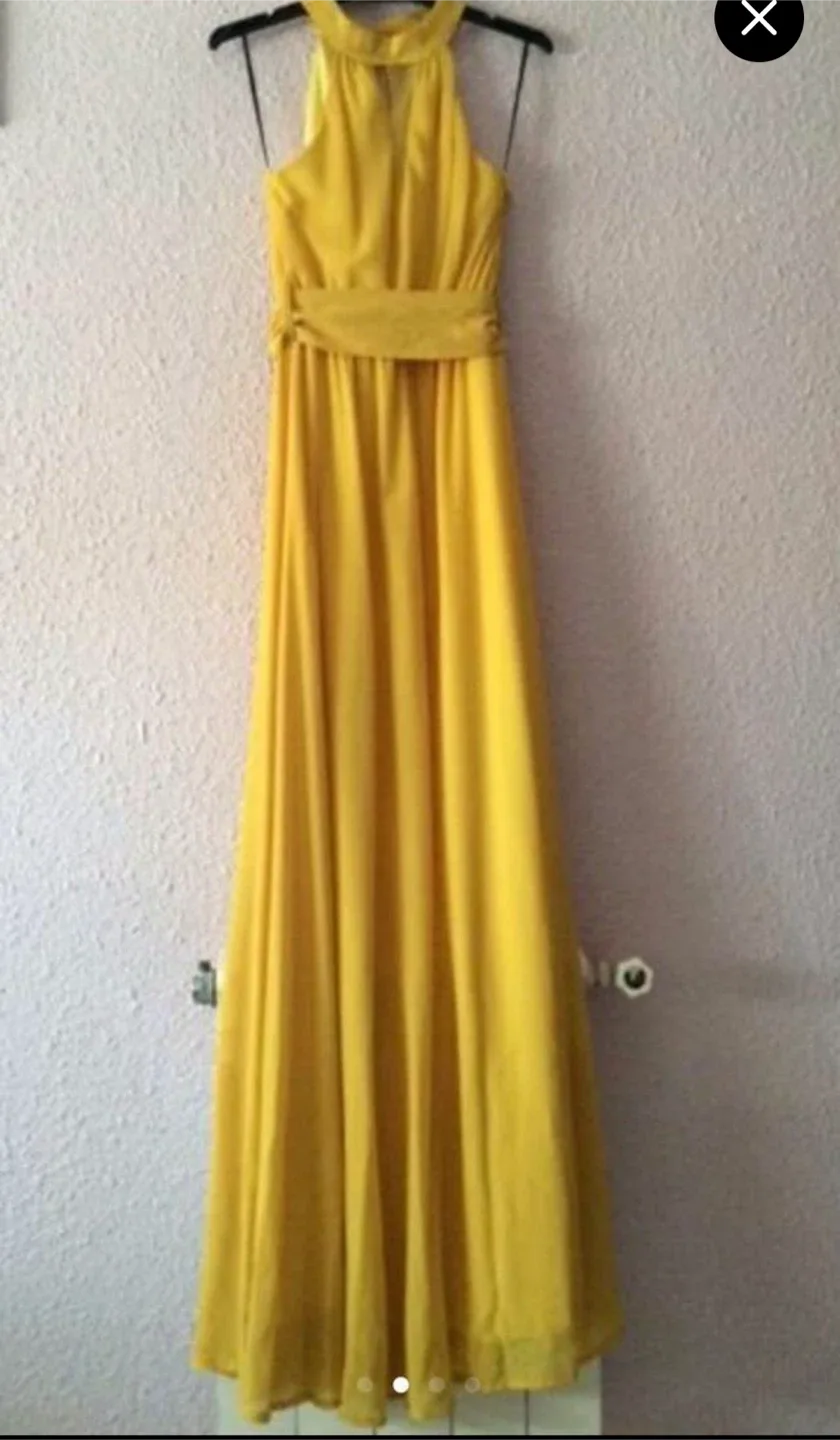 Veneno en la Piel Yellow Maxi Dress #Cleanout image indicator(2)